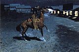 An Arguement with the Town Marshall by Frederic Remington